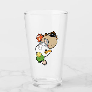 LOONEY TUNES™ gestileerde grote hoofden Glas