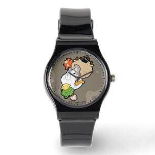 LOONEY TUNES™ gestileerde grote hoofden Horloge