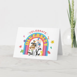 LOONEY TUNES™ - gevierde diversiteit: regenboog Kaart