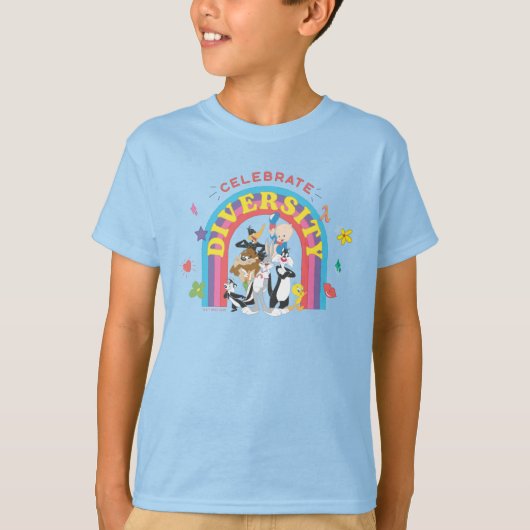LOONEY TUNES™ - gevierde diversiteit: regenboog T-shirt (Voorkant)