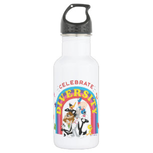LOONEY TUNES™ - gevierde diversiteit: regenboog Waterfles