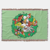 LOONEY TUNES™ Group Kerstmis Wreater Deken (Voorkant)