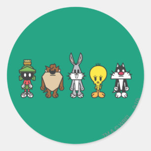 LOONEY TUNES™ Group Photo op Ronde Sticker