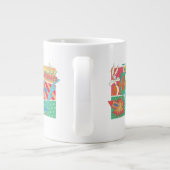 LOONEY TUNES™ | Happy Holidays Pattern Extra Grote Beker (Achterkant)