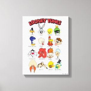LOONEY TUNES™ Headshots Canvas Afdruk