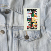 LOONEY TUNES™ Holiday Merry Mischief Button (Insitu)