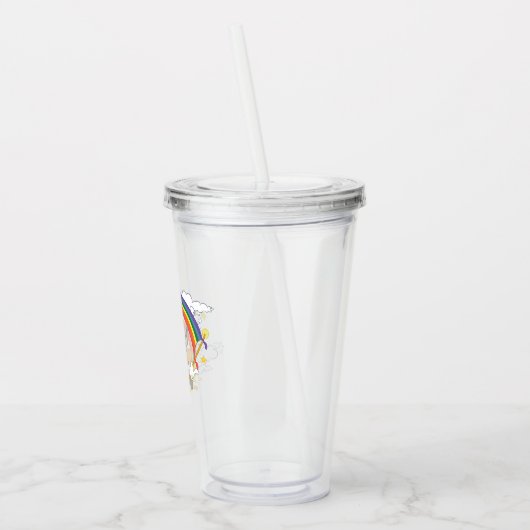 LOONEY TUNES™ - houd van uw eigen pride Badge Acryl Drinkbeker (Links)