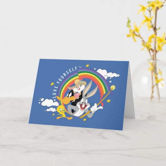 LOONEY TUNES™ - houd van uw eigen pride Badge Kaart (Gele Bloem)