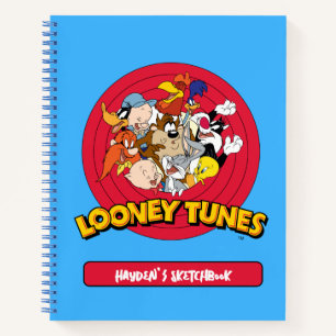 LOONEY TUNES™ Karakter Logo Tekening Notitieboek
