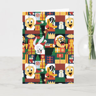LOONEY TUNES™Kerstblokpatroon Feestdagen Kaart
