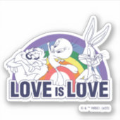 LOONEY TUNES™ - Liefde is liefde Sticker (Voorkant)