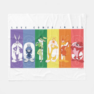 LOONEY TUNES™ - Liefde komt in alle kleuren voor Fleece Deken