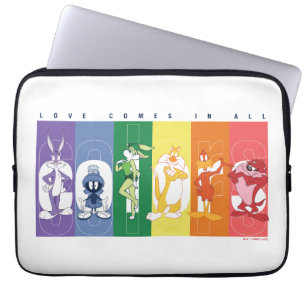 LOONEY TUNES™ - Liefde komt in alle kleuren voor Laptop Sleeve
