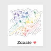 LOONEY TUNES™ - Love and Celebrate Sticker (Vel)