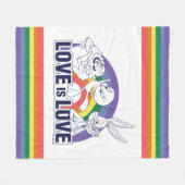LOONEY TUNES™ - Love Is Love Fleece Deken (Voorkant (Horizontaal))
