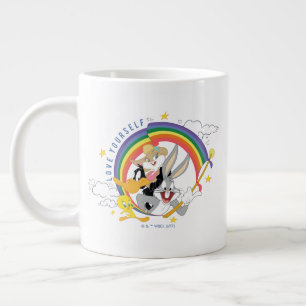 LOONEY TUNES™ - Love Yourself Pride-badge Extra Grote Beker