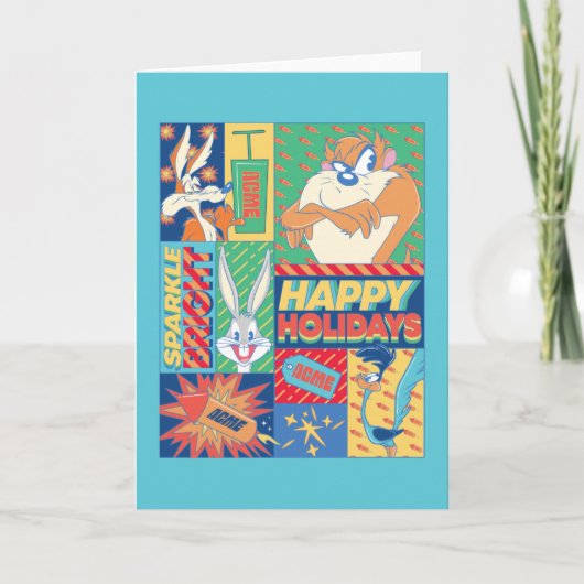 LOONEY TUNES™ | PRETTIGE FEESTDAGEN NOTITIEKAARTJE (Voorkant)