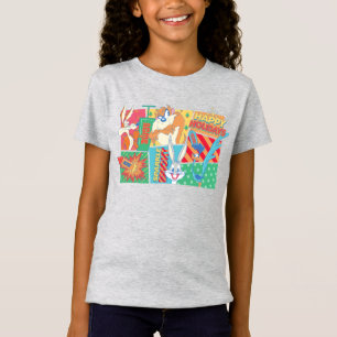 LOONEY TUNES™ Prettige feestdagen Patroon T-shirt