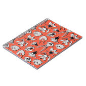 LOONEY TUNES™ Retro Halftone Patroon Notitieboek (Linkerzijde)