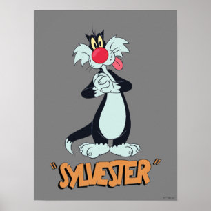 LOONEY TUNES™ Retro Lachsalvo's SYLVESTER™ Poster