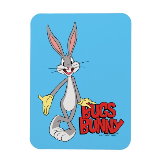 LOONEY TUNES™ Retro Laughs | BUGS BUNNY™ Magneet (Verticaal)