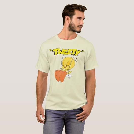 LOONEY TUNES™ Retro Laughs | TWEETY™ T-shirt (Voorkant volledig)