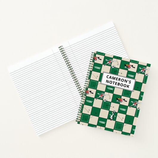 LOONEY TUNES™ Soccer Grid Pattern Notitieboek (Binnen)