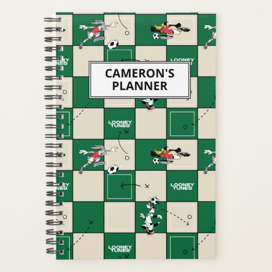 LOONEY TUNES™ Soccer Grid Pattern Planner (Voorkant)