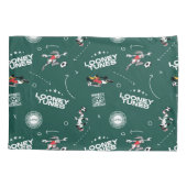 LOONEY TUNES™ Soccer Playbook Pattern Kussensloop (Achterkant)
