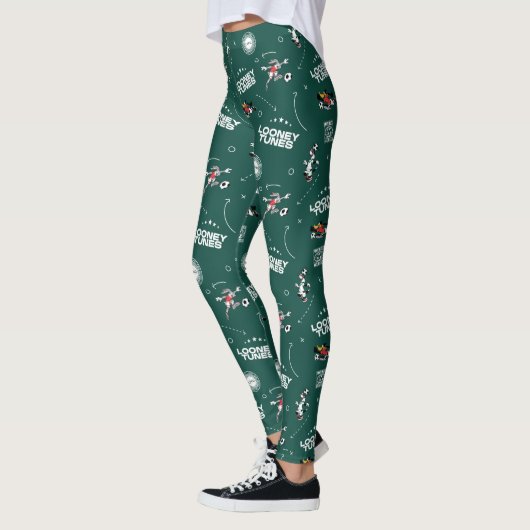 LOONEY TUNES™ Soccer Playbook Pattern Leggings (Links)
