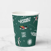 LOONEY TUNES™ Soccer Playbook Pattern Papieren Bekers (Links)