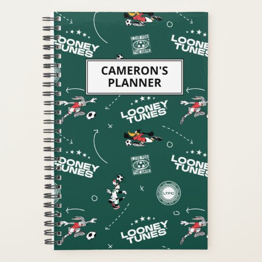 LOONEY TUNES™ Soccer Playbook Pattern Planner (Voorkant)