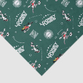 LOONEY TUNES™ Soccer Playbook Pattern Tissuepapier (Detail)