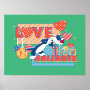 LOONEY TUNES™   SYLVESTER™ & TWEETY™Houden van fee Poster