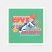 LOONEY TUNES™ | SYLVESTER™ & TWEETY™Love Feestdage Servet (Voorkant)
