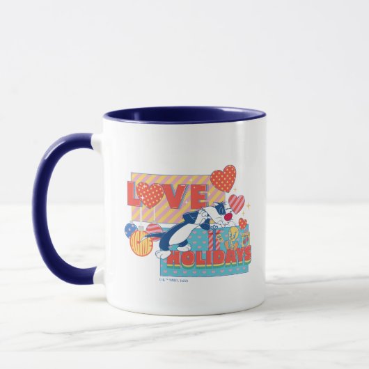 LOONEY TUNES™ | SYLVESTER™ & TWEETY™Love Holidays Mok (Links)