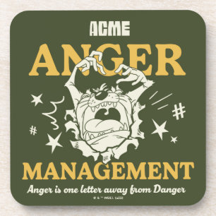 LOONEY TUNES™ TAZ™ ACME Anger Management Bier Onderzetter