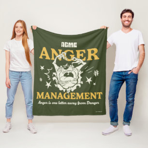 LOONEY TUNES™ TAZ™ ACME Anger Management Fleece Deken