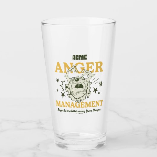 LOONEY TUNES™ |TAZ™ ACME Anger Management Glas (Voorkant)