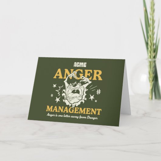 LOONEY TUNES™ |TAZ™ ACME Anger Management Notitiekaartje (Voorkant)