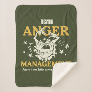 LOONEY TUNES™  TAZ™ ACME Anger Management Sherpa Deken