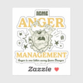 LOONEY TUNES™ |TAZ™ ACME Anger Management Sticker (Vel)