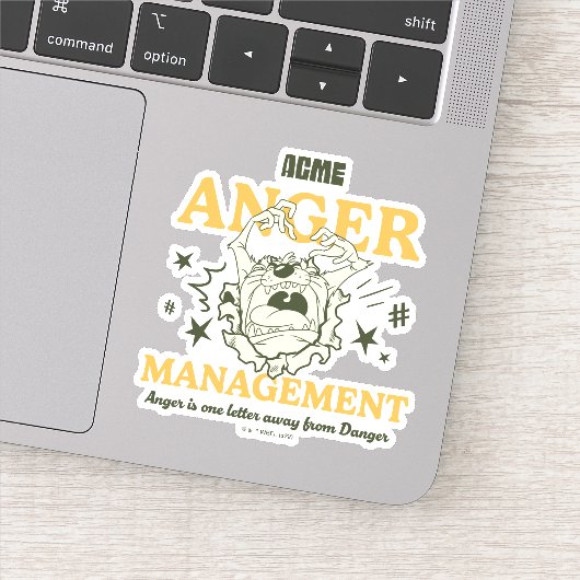 LOONEY TUNES™ |TAZ™ ACME Anger Management Sticker (Detail)