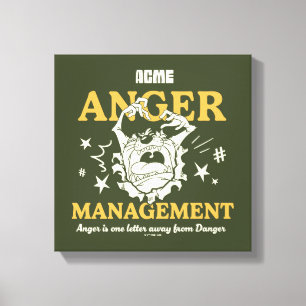 LOONEY TUNES™  TAZ™ ACME Boosbeheersing Canvas Afdruk