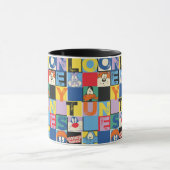 LOONEY TUNES™-tekencheckerblokken Mok (Midden)