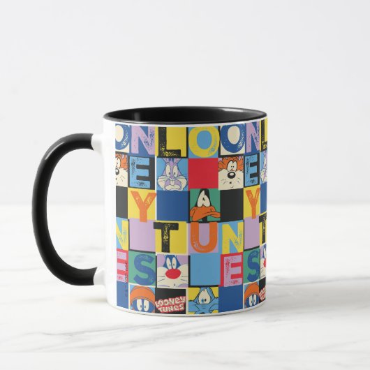 LOONEY TUNES™-tekencheckerblokken Mok (Links)
