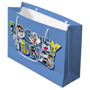 LOONEY TUNES™-tekens in letters Groot Cadeauzakje
