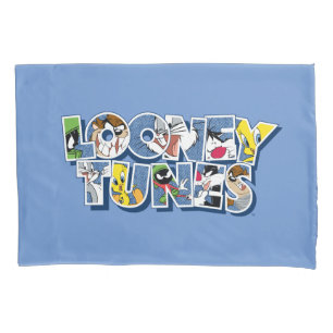 LOONEY TUNES™-tekens in letters Kussensloop