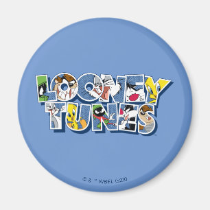 LOONEY TUNES™-tekens in letters Magneet