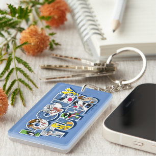 LOONEY TUNES™-tekens in letters Sleutelhanger